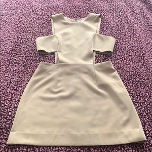 Milly cut out tank dress. Hidden back zipper